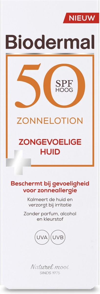 Biodermal Zonnelotion Gevoelige Huid - Zonnebrand Voor De Gevoelige Huid - Spf 50 - 100 Ml - Ook Geschikt Voor Kinderen 7 Biodermal Zonnelotion Gevoelige Huid - Zonnebrand Voor De Gevoelige Huid - Spf 50 - 100 Ml - Ook Geschikt Voor Kinderen - Afbeelding 7