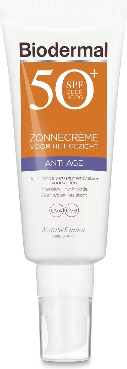 Biodermal Zonnebrand - Anti Age Zonnecrème Voor Het Gezicht - SPF 50 - 40ml 5 Biodermal Zonnebrand - Anti Age Zonnecrème Voor Het Gezicht - SPF 50 - 40ml - Afbeelding 5