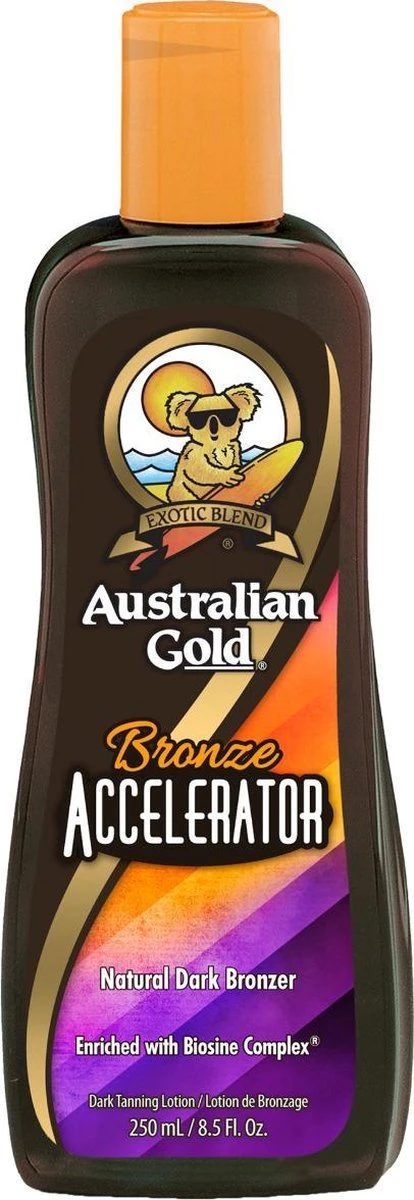 Australian Gold Bronze Accelerator Tanning Lotion - 250 Ml 2 Australian Gold Bronze Accelerator Tanning Lotion - 250 Ml - Afbeelding 2