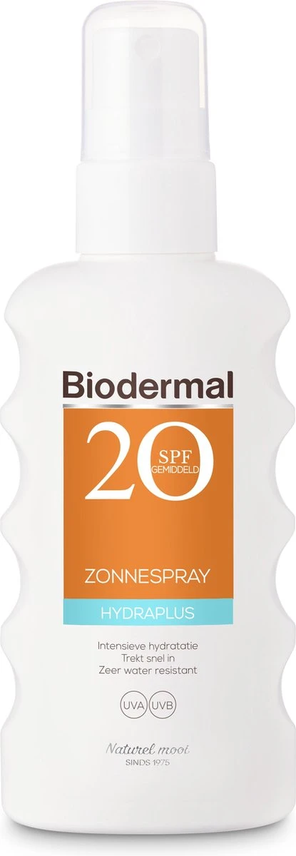 Biodermal Zonnebrand – Hydraplus Zonnespray – Zonnebrand Spray Met SPF 20 - 175ml 5 Biodermal Zonnebrand – Hydraplus Zonnespray – Zonnebrand Spray Met SPF 20 - 175ml - Afbeelding 5