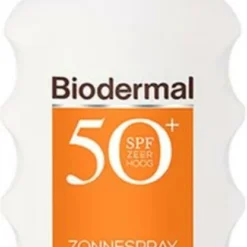 Biodermal Zonnebrand Spray Voor De Gevoelige Huid SPF 50+ - Zonnespray - Ook Geschikt Voor Kinderen - 175ml
