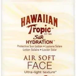 Hawaiian Tropic SPF30 Zonnebrandlotion Gezicht 50 Ml 12 Uur -Zacht Huid Verkoop 419x1200 1