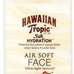 Hawaiian Tropic SPF30 Zonnebrandlotion Gezicht 50 Ml 12 Uur -Zacht Huid Verkoop 441x1200 1