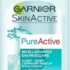 Garnier SkinActive - Pure Active Micellair Reinigingswater Voor De Vette Huid - 3 X 400 Ml - Micellair Water Bij Onzuiverheden - Voordeelverpakking