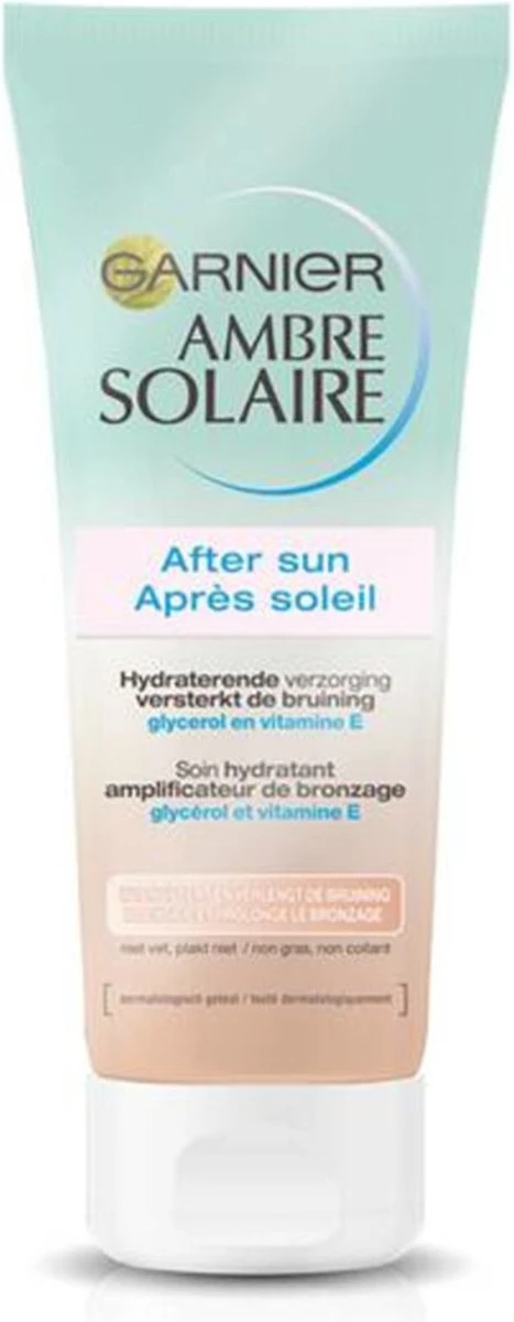 Garnier Ambre Solaire Aftersun Met Zelfbruiner Voor Gezicht & Lichaam - 200 Ml 1 Garnier Ambre Solaire Aftersun Met Zelfbruiner Voor Gezicht & Lichaam - 200 Ml