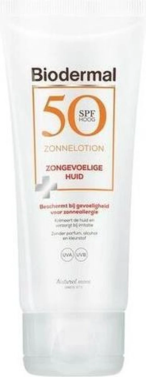 Biodermal Zonnelotion Gevoelige Huid - Zonnebrand Voor De Gevoelige Huid - Spf 50 - 100 Ml - Ook Geschikt Voor Kinderen 9 Biodermal Zonnelotion Gevoelige Huid - Zonnebrand Voor De Gevoelige Huid - Spf 50 - 100 Ml - Ook Geschikt Voor Kinderen - Afbeelding 9