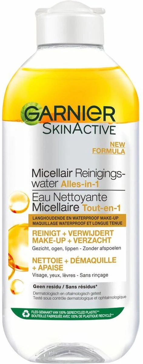 Garnier SkinActive Micellair Reinigingswater - 3 X 400 Ml - Voordeelverpakking 12 Garnier SkinActive Micellair Reinigingswater - 3 X 400 Ml - Voordeelverpakking - Afbeelding 12