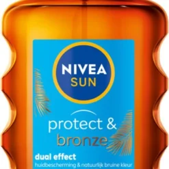 NIVEA SUN Protect & Bronze Zonnebrandolie Spray SPF 30 - 200 Ml -Zacht Huid Verkoop 476x1200 1