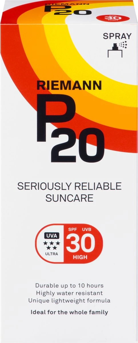 P20 SPF 30 - Zonnebrand Spray - Factor 30 - 200 Ml 6 P20 SPF 30 - Zonnebrand Spray - Factor 30 - 200 Ml - Afbeelding 6