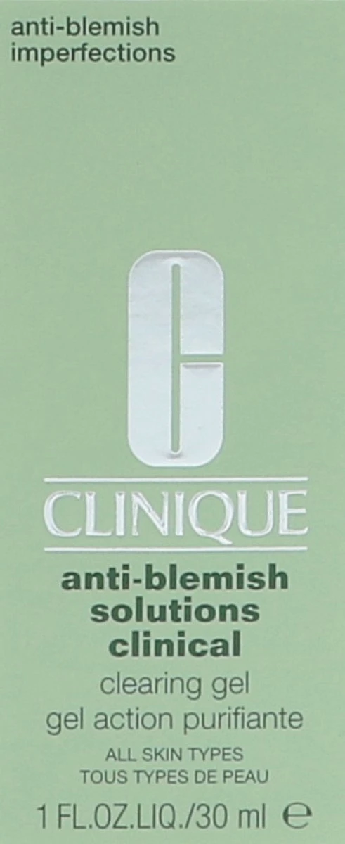 Clinique Anti-Blemish Solutions Clinical Clearing Gel - 30 Ml 3 Clinique Anti-Blemish Solutions Clinical Clearing Gel - 30 Ml - Afbeelding 3
