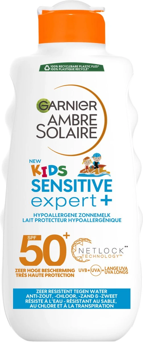 Garnier Ambre Solaire Kids Zonnebrandmelk SPF 50+ - Zonnebrand Voor De Kinderhuid - 200 Ml 10 Garnier Ambre Solaire Kids Zonnebrandmelk SPF 50+ - Zonnebrand Voor De Kinderhuid - 200 Ml - Afbeelding 10