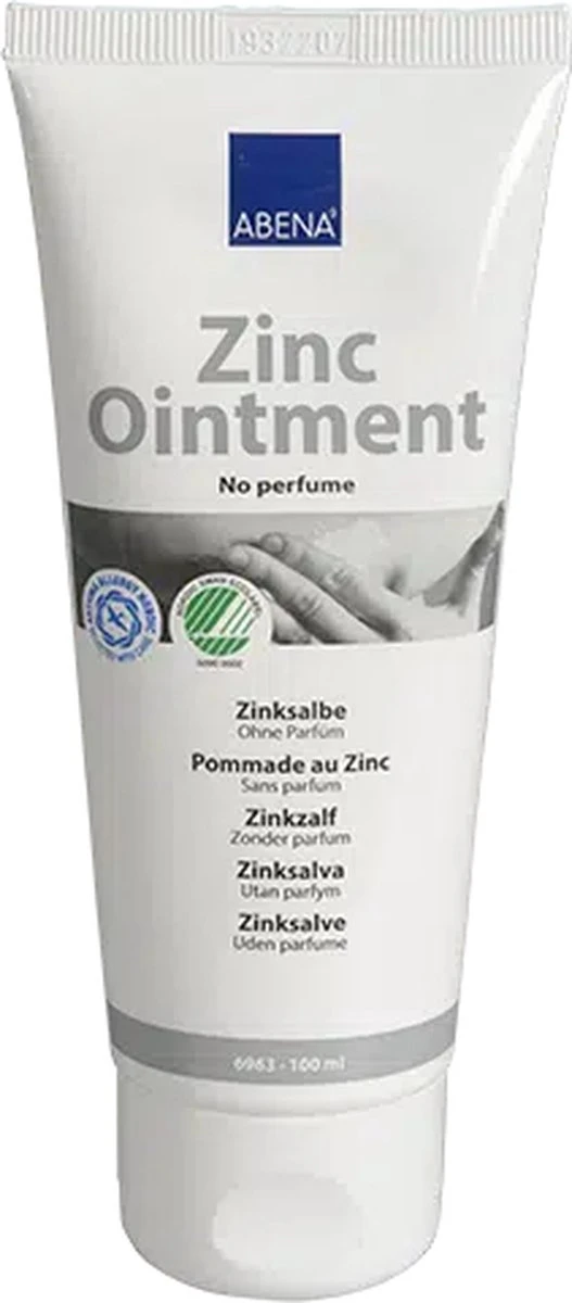 ABENA Zinkzalf Ongeparfumeerd - 20% Zinkoxide - Kalmeert De Huid - Antiseptisch - Parfumvrij En Kleurstofvrij - 1x 100ml 4 ABENA Zinkzalf Ongeparfumeerd - 20% Zinkoxide - Kalmeert De Huid - Antiseptisch - Parfumvrij En Kleurstofvrij - 1x 100ml - Afbeelding 4