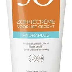 Biodermal Zonnebrand - Zonnebrandcreme Gezicht - Hydraplus Face SPF30 50ml