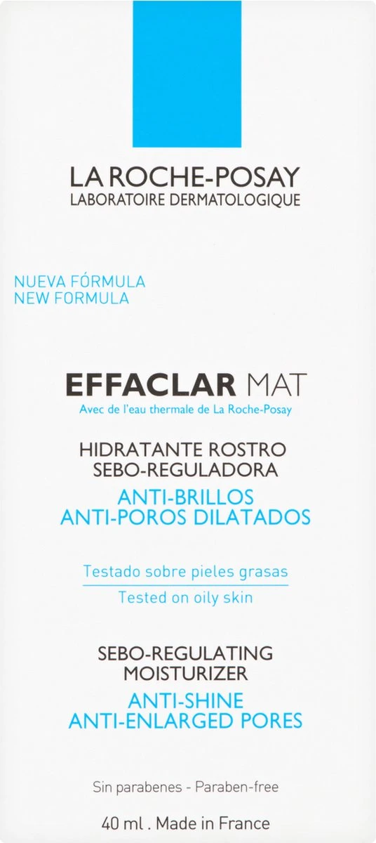 La Roche-Posay Effaclar Mat Dagcrème - 40ml - Tegen Zichtbare Poriën 3 La Roche-Posay Effaclar Mat Dagcrème - 40ml - Tegen Zichtbare Poriën - Afbeelding 3