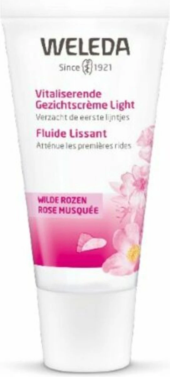 Weleda Wilde Rozen Vitaliserende Gezichtscrème Light 1 Weleda Wilde Rozen Vitaliserende Gezichtscrème Light
