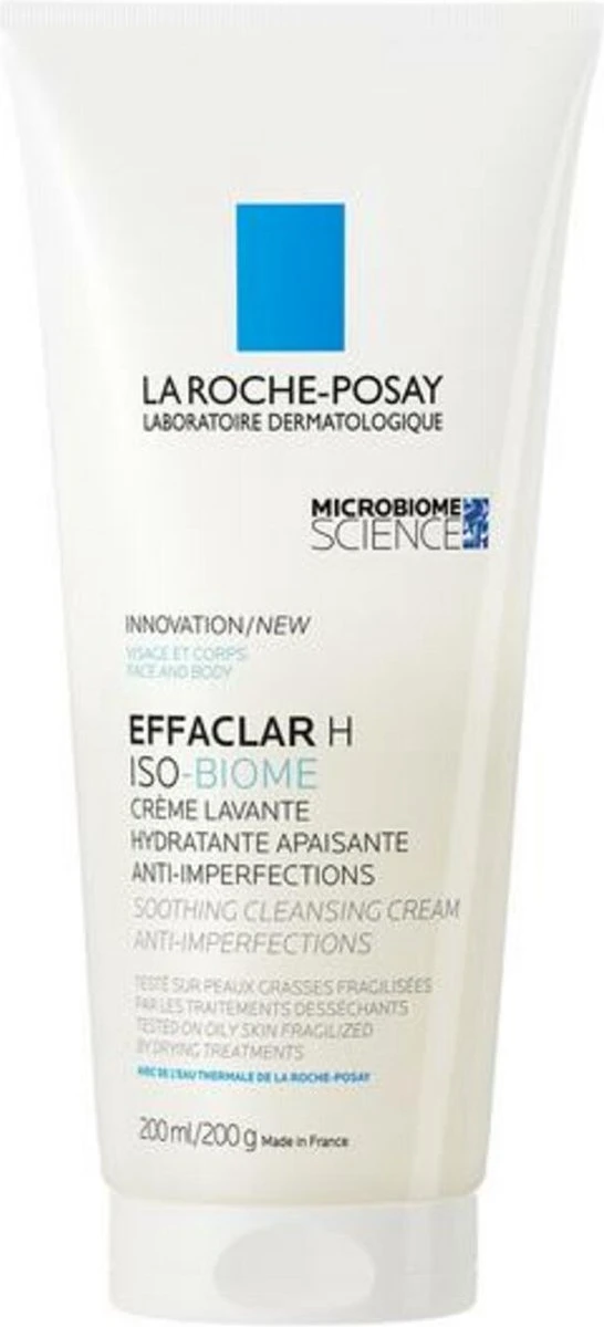 La Roche-Posay Effaclar H Iso-Biome Hydraterende Reinigingscrème 1 La Roche-Posay Effaclar H Iso-Biome Hydraterende Reinigingscrème