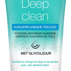 Neutrogena Deep Clean Huidverfijnende Peeling, Zachte Waspeeling Met Glycolzuur, Reinigingspeeling, Bescherming Tegen Schadelijke Stoffen Van Buitenaf, 1 X 150 Ml
