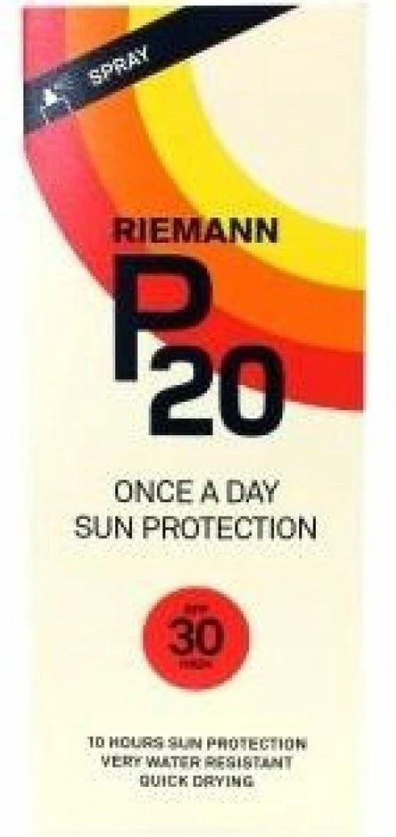 P20 SPF 30 - Zonnebrand Spray - Factor 30 - 200 Ml 11 P20 SPF 30 - Zonnebrand Spray - Factor 30 - 200 Ml - Afbeelding 11