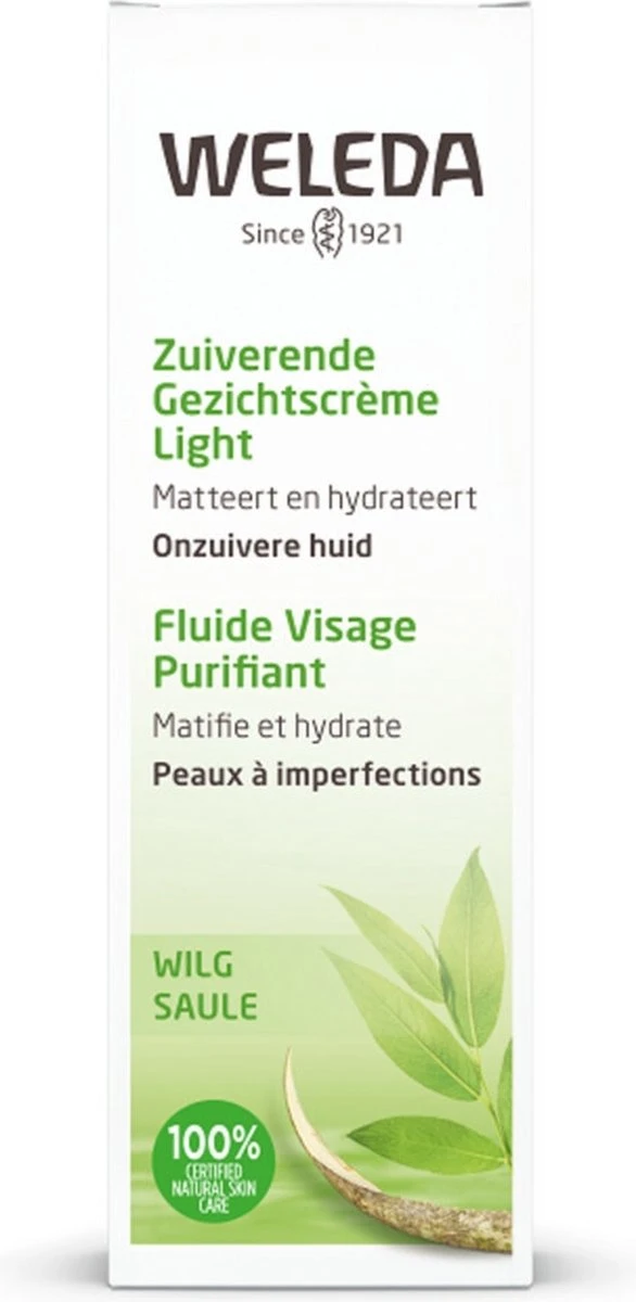 Weleda Wilg Zuiverende Gezichtscrème Light 2 Weleda Wilg Zuiverende Gezichtscrème Light - Afbeelding 2