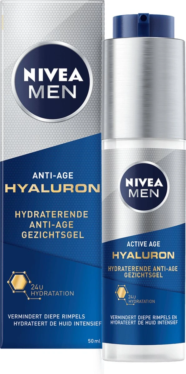 NIVEA MEN Hyaluron Hydraterende Anti-Age Gezichtsgel - 50ml 9 NIVEA MEN Hyaluron Hydraterende Anti-Age Gezichtsgel - 50ml - Afbeelding 9