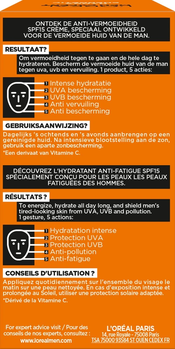 L’Oréal Paris Hydra Energetic Hydraterende Dagcrème SPF 15 - 50 Ml 3 L’Oréal Paris Hydra Energetic Hydraterende Dagcrème SPF 15 - 50 Ml - Afbeelding 3