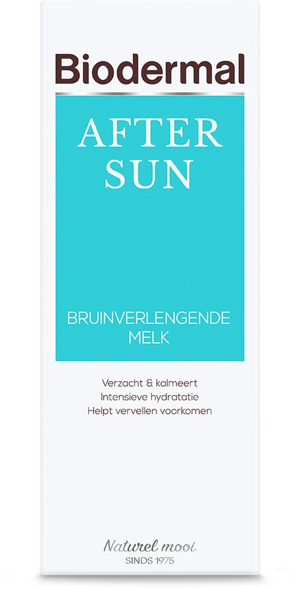 Biodermal Aftersun Bruinverlengende Melk - Aftersun Met Kalmerende Panthenol (provitamine B5) - 200ml 3 Biodermal Aftersun Bruinverlengende Melk - Aftersun Met Kalmerende Panthenol (provitamine B5) - 200ml - Afbeelding 3