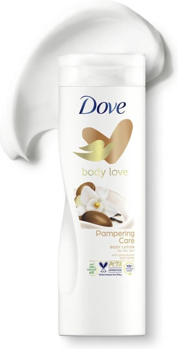Dove Body Love Pampering Care Bodylotion - 400 Ml 3 Dove Body Love Pampering Care Bodylotion - 400 Ml - Afbeelding 3