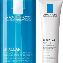 Routine La Roche-Posay Effaclar Zuiverende Gel + Effaclar Duo[+] Crème - 2 Stuks