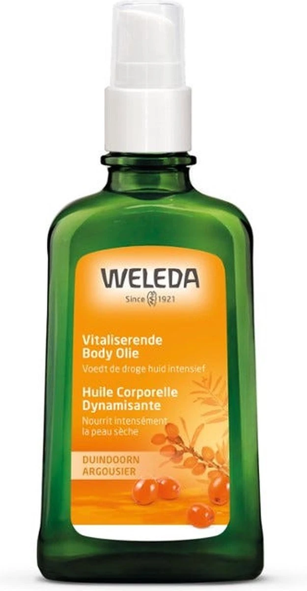 Weleda Duindoorn Vitaliserende Body Olie 1 Weleda Duindoorn Vitaliserende Body Olie