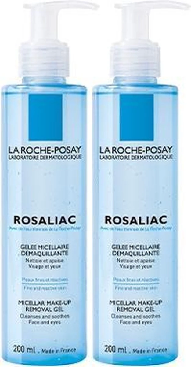 La Roche-Posay Rosaliac Micellaire Reinigingsgel - 2x200ml - Verzacht 1 La Roche-Posay Rosaliac Micellaire Reinigingsgel - 2x200ml - Verzacht