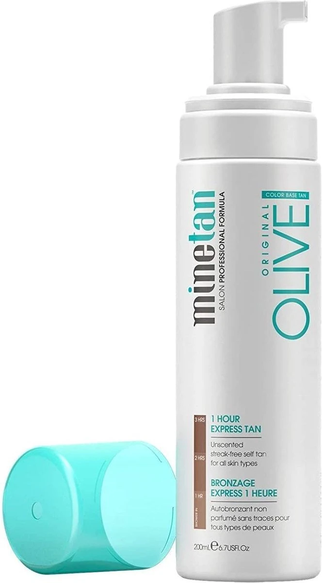 Minetan - Olive Self Tanning Foam For Very Dark Tan (Super Dark) - 200ml 8 Minetan - Olive Self Tanning Foam For Very Dark Tan (Super Dark) - 200ml - Afbeelding 8