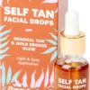 Zelfbruiner Self Tan Facial Drops - Gradual Tan & Gold Bronze GLOW