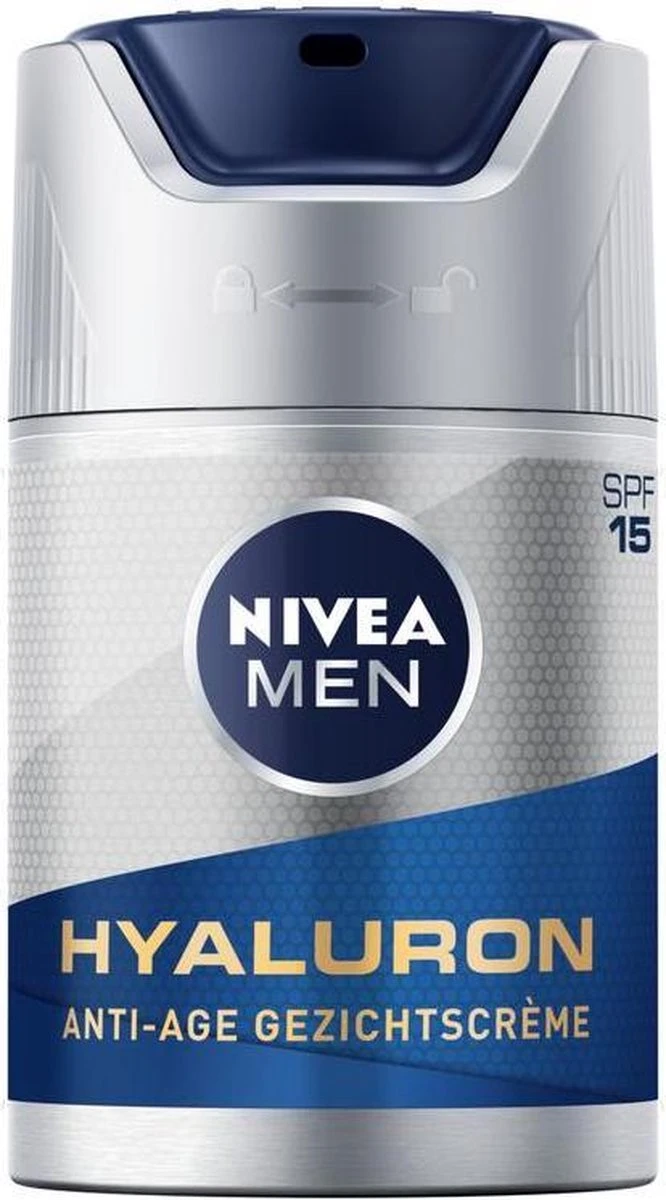 NIVEA MEN Anti-Age Hyaluron Gezichtcrème SPF 15 - 50ml 10 NIVEA MEN Anti-Age Hyaluron Gezichtcrème SPF 15 - 50ml - Afbeelding 10