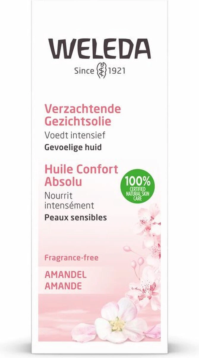 Weleda Amandel Verzachtende Gezichtsolie 2 Weleda Amandel Verzachtende Gezichtsolie - Afbeelding 2