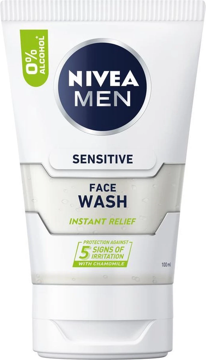 NIVEA MEN Sensitive Reinigingsgel - Face Wash - 100 Ml 1 NIVEA MEN Sensitive Reinigingsgel - Face Wash - 100 Ml