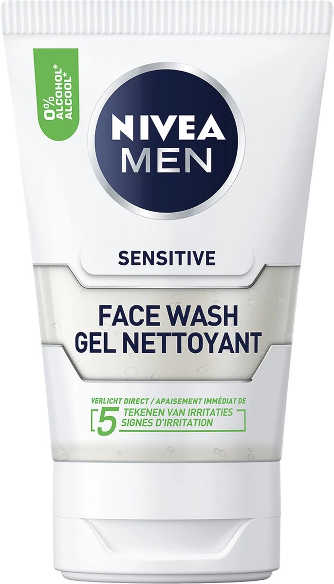 NIVEA MEN Sensitive Reinigingsgel - Face Wash - 100 Ml 3 NIVEA MEN Sensitive Reinigingsgel - Face Wash - 100 Ml - Afbeelding 3