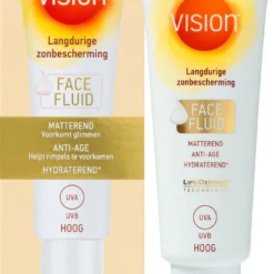 Vision Face Fluid - Zonnebrand Voor Het Gezicht - SPF 30 - 50 Ml -Zacht Huid Verkoop 695x1200 1