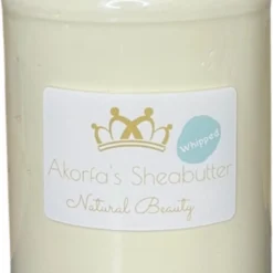 Whipped Unrefined Shea Butter - Biologisch Opgeklopte Ongeraffineerd Sheaboter Sheabutter 500 Ml