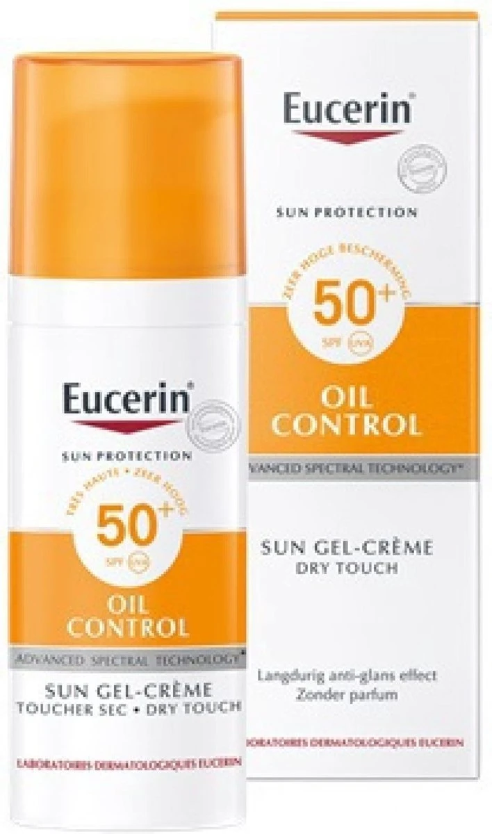 Eucerin Sun Oil Control Gel-Crème SPF 50+ - Zonnebrand - 50 Ml 10 Eucerin Sun Oil Control Gel-Crème SPF 50+ - Zonnebrand - 50 Ml - Afbeelding 10
