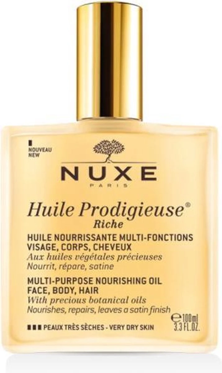 Nuxe Huile Prodigieuse Riche Dry Oil Droogolie - 100 Ml 14 Nuxe Huile Prodigieuse Riche Dry Oil Droogolie - 100 Ml - Afbeelding 14