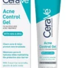 CeraVe Acne Control Gel AHA/BHA Acne Gel, Salicylic Acid Acne Treatment