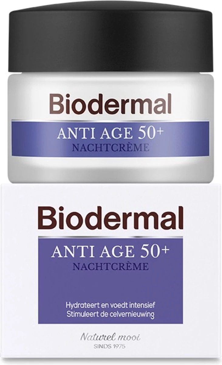 Biodermal Anti Age Nachtcrème 50+ - Nachtcrème Met Niacinamide & Sheaboter - Helpt Rimpels Verminderen - 50ml 8 Biodermal Anti Age Nachtcrème 50+ - Nachtcrème Met Niacinamide & Sheaboter - Helpt Rimpels Verminderen - 50ml - Afbeelding 8