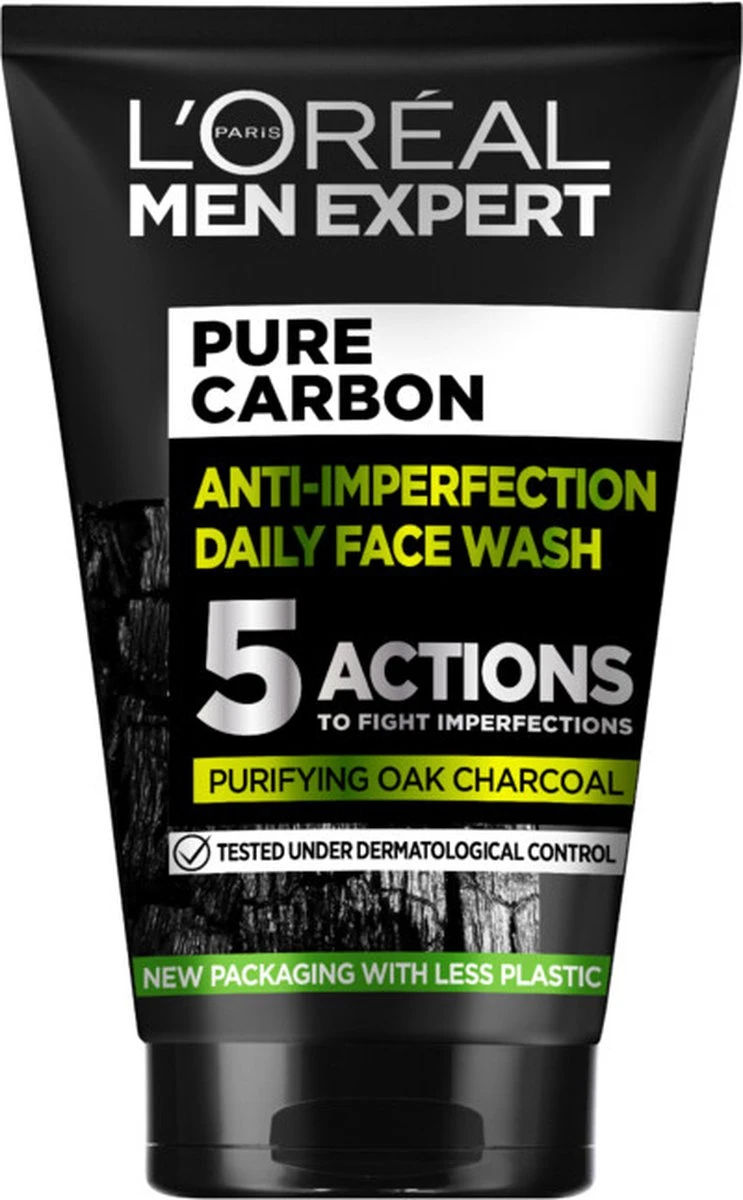 L’Oréal Paris Men Expert Pure Charcoal Gezichtsreiniging - 6 X 100 Ml - Voordeelverpakking 12 L’Oréal Paris Men Expert Pure Charcoal Gezichtsreiniging - 6 X 100 Ml - Voordeelverpakking - Afbeelding 12