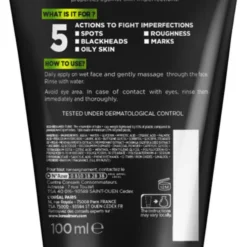 L’Oréal Paris Men Expert Pure Charcoal Gezichtsreiniging - 6 X 100 Ml - Voordeelverpakking 22 L’Oréal Paris Men Expert Pure Charcoal Gezichtsreiniging - 6 X 100 Ml - Voordeelverpakking -Zacht Huid Verkoop 743x1200