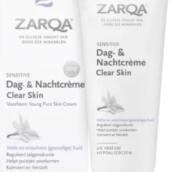 ZARQA Dag- En Nachtcrème Clear Skin (reguleert Talgproductie) - 75 Ml -Zacht Huid Verkoop 783x1200