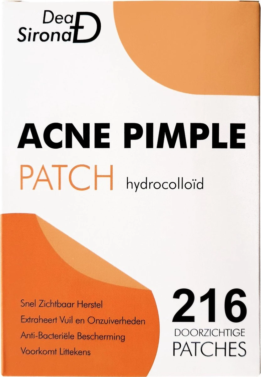 Dea Sirona Pimple Patch - Acne Patch - Puisten Verwijderaar - Puisten Pleister - Acne Pleister - Acne Sticker - Puistjes Verwijderen - 216 Stuks 1 Dea Sirona Pimple Patch - Acne Patch - Puisten Verwijderaar - Puisten Pleister - Acne Pleister - Acne Sticker - Puistjes Verwijderen - 216 Stuks