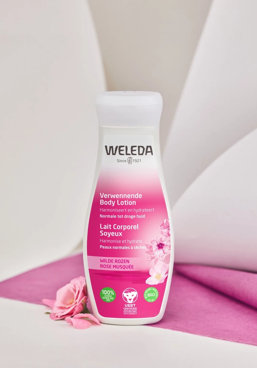 Weleda WILDE ROZEN VERWENNENDE BODY LOTION 2 Weleda WILDE ROZEN VERWENNENDE BODY LOTION - Afbeelding 2