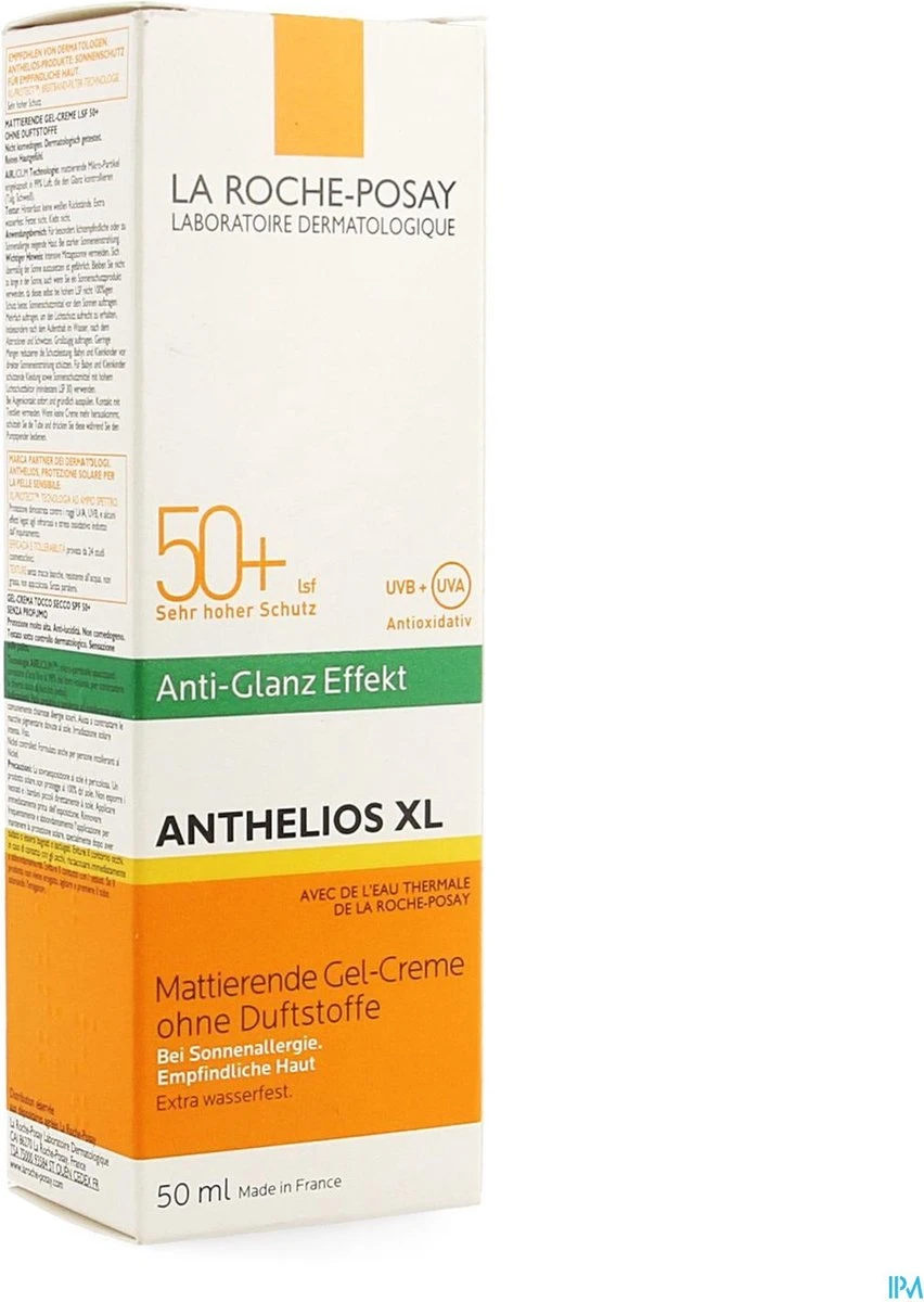 La Roche-Posay Anthelios Dry Touch Anti-glim Zonnebrand SPF50+ - 50 Ml 7 La Roche-Posay Anthelios Dry Touch Anti-glim Zonnebrand SPF50+ - 50 Ml - Afbeelding 7