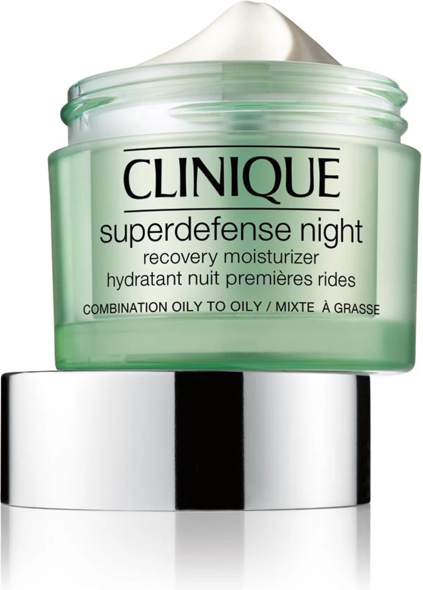 Clinique Superdefense Night Recovery Moisturizer Nachtcrème - 50 Ml - Vette Huid 2 Clinique Superdefense Night Recovery Moisturizer Nachtcrème - 50 Ml - Vette Huid - Afbeelding 2