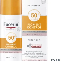 Eucerin Sun Pigment Control Fluid SPF 50+ - Zonnebrand - 50 Ml -Zacht Huid Verkoop 869x1200